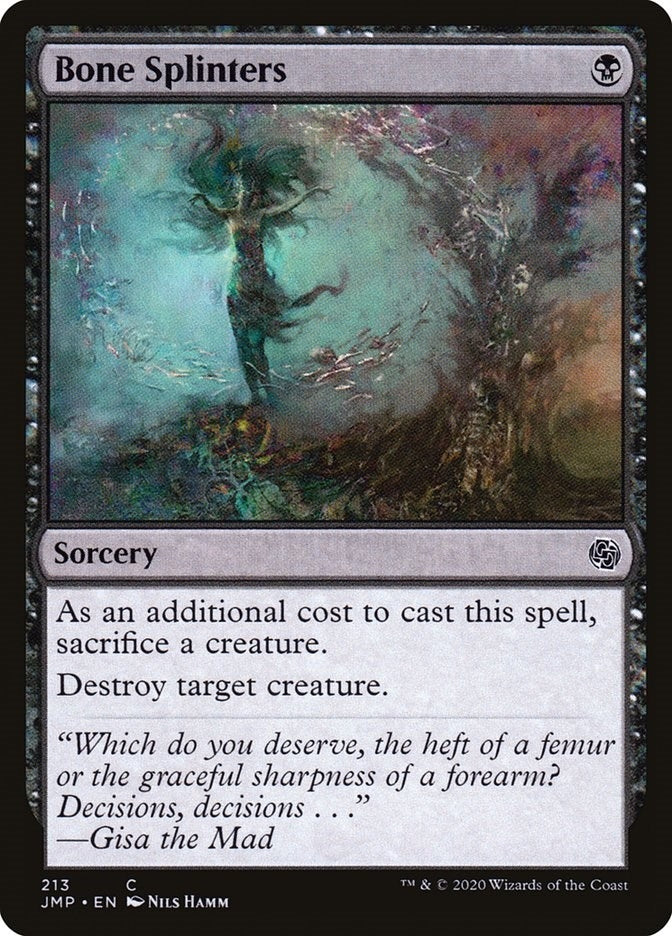 Image for Bone Splinters (213) [Jumpstart] - Magic: The Gathering