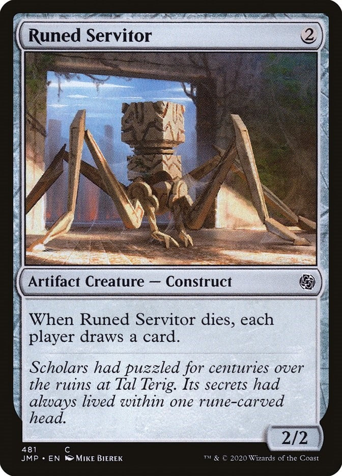 Image for Runed Servitor (481) [Jumpstart] - Magic: The Gathering