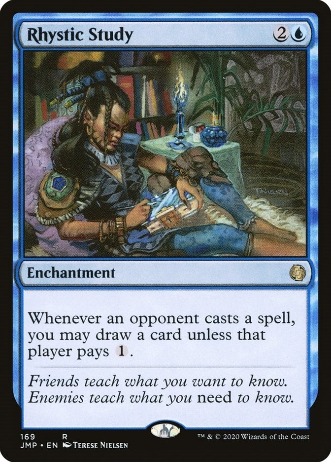 Image for Rhystic Study (169) [Jumpstart] - Magic: The Gathering