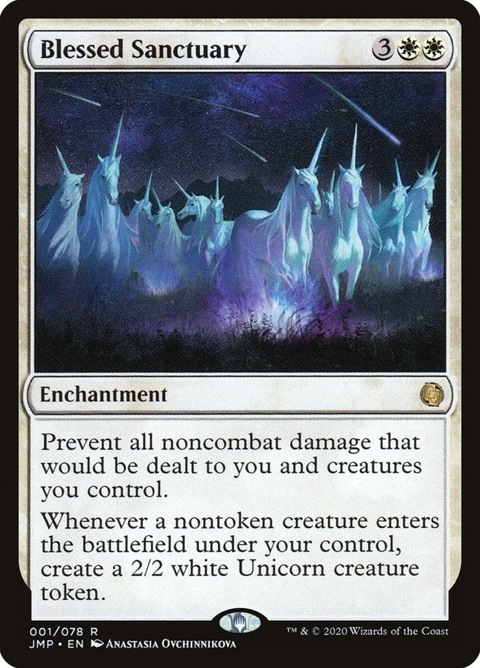 Image for Blessed Sanctuary (1) [Jumpstart] - Magic: The Gathering