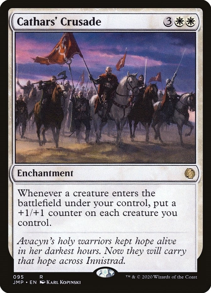 Image for Cathars' Crusade (95) [Jumpstart] - Magic: The Gathering