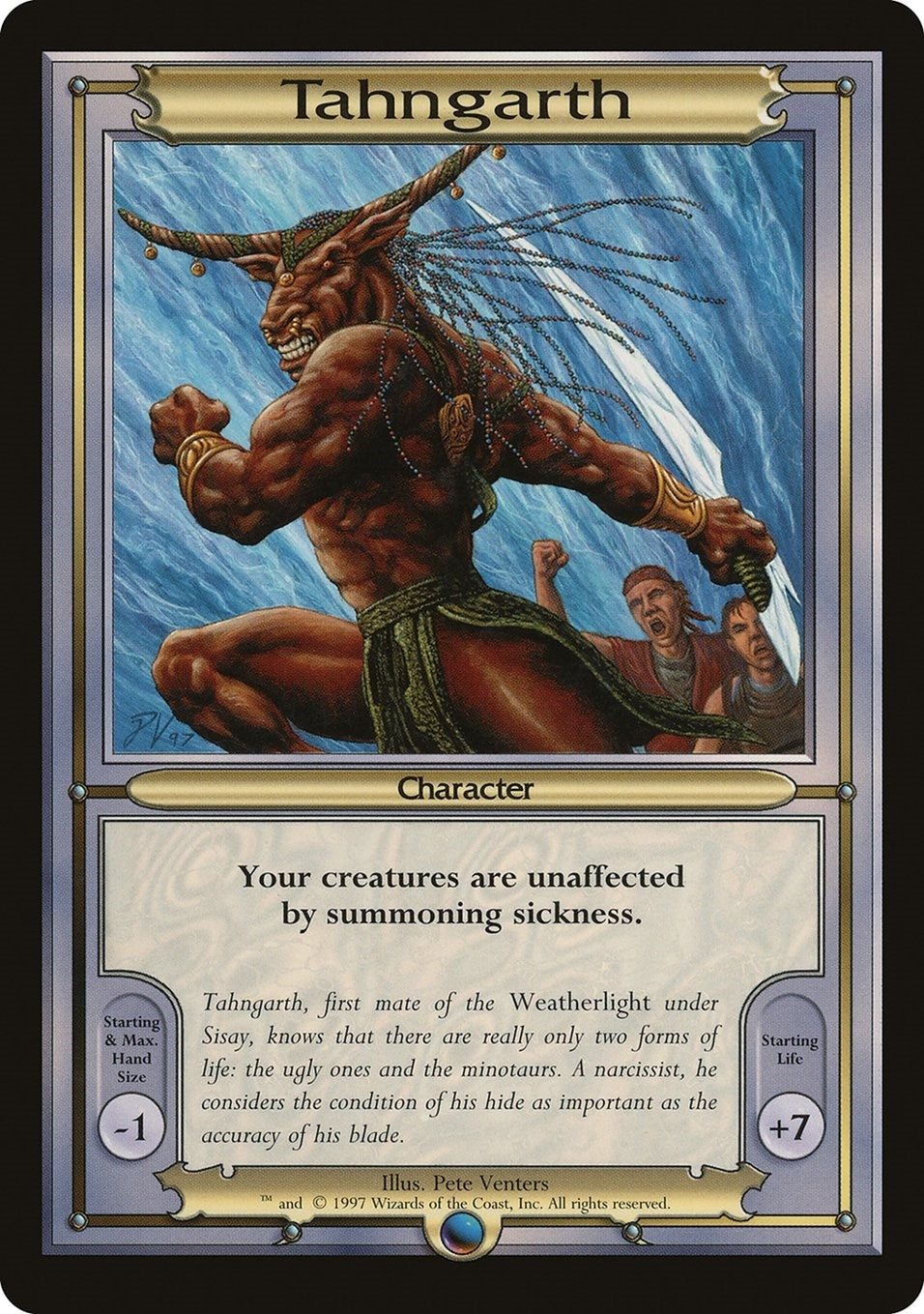 Image for Tahngarth (Oversize) [Vanguard] - Magic: The Gathering