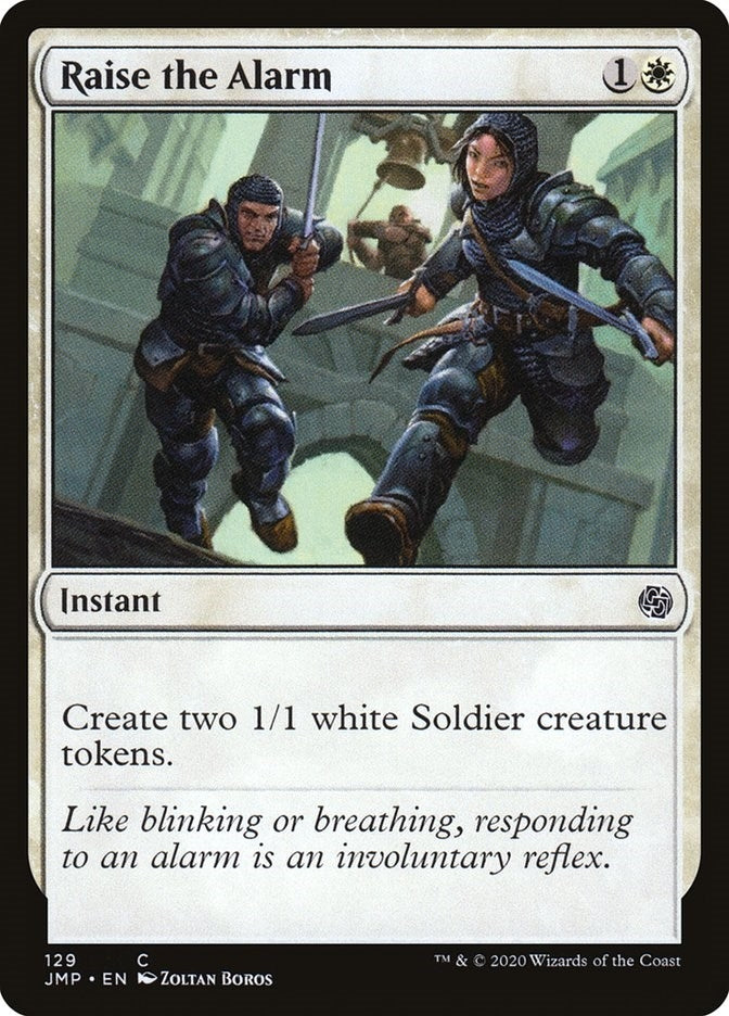 Image for Raise the Alarm (129) [Jumpstart] - Magic: The Gathering