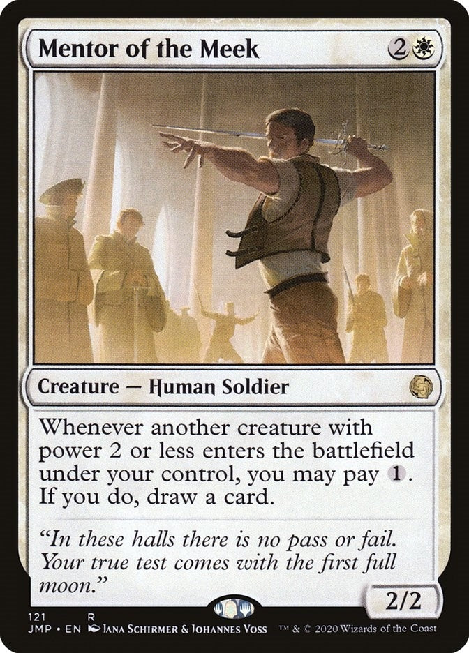 Image for Mentor of the Meek (121) [Jumpstart] - Magic: The Gathering