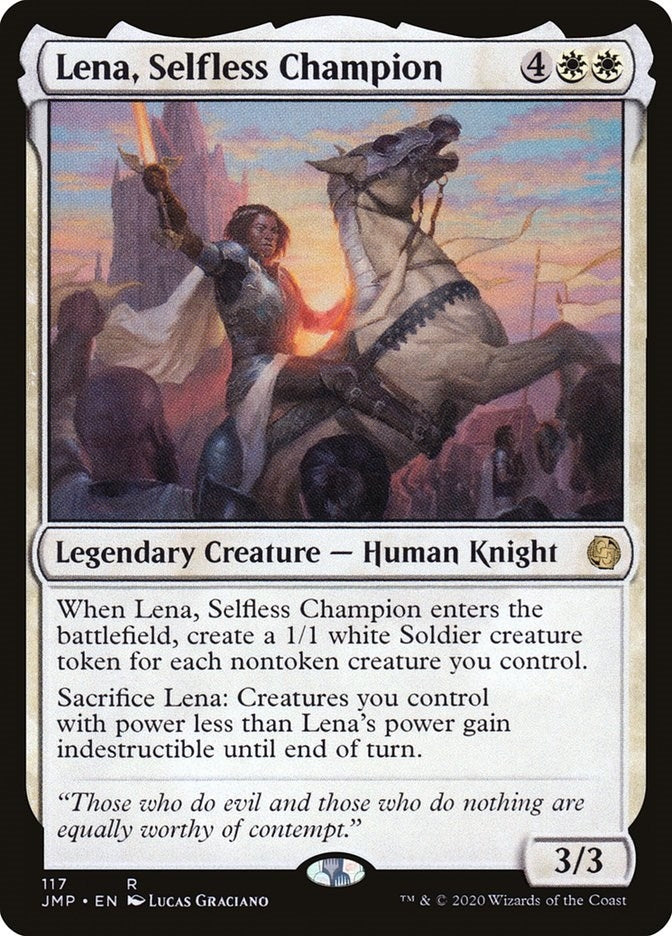 Image for Lena, Selfless Champion (117) [Jumpstart] - Magic: The Gathering