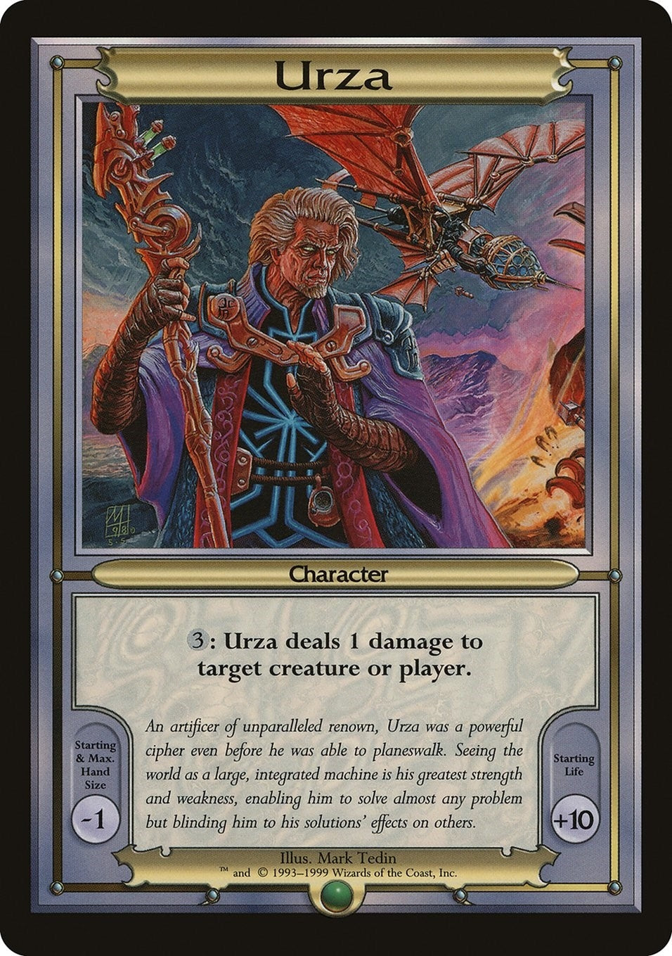 Image for Urza (Oversize) [Vanguard] - Magic: The Gathering