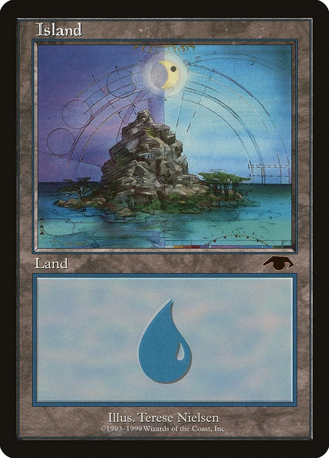 Image for Island - Guru (2) [Guru Lands] - Magic: The Gathering