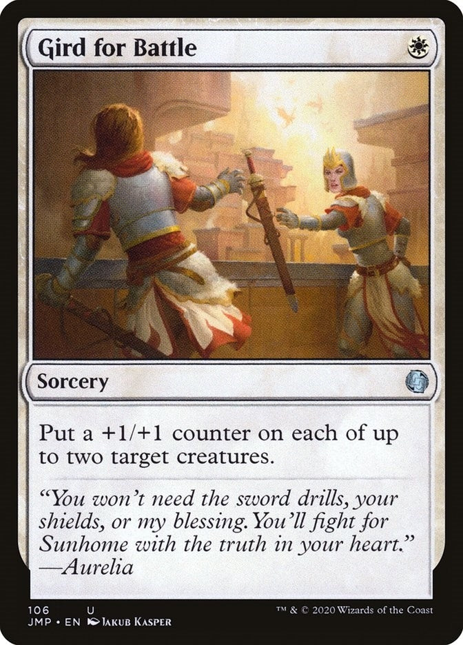 Image for Gird for Battle (106) [Jumpstart] - Magic: The Gathering