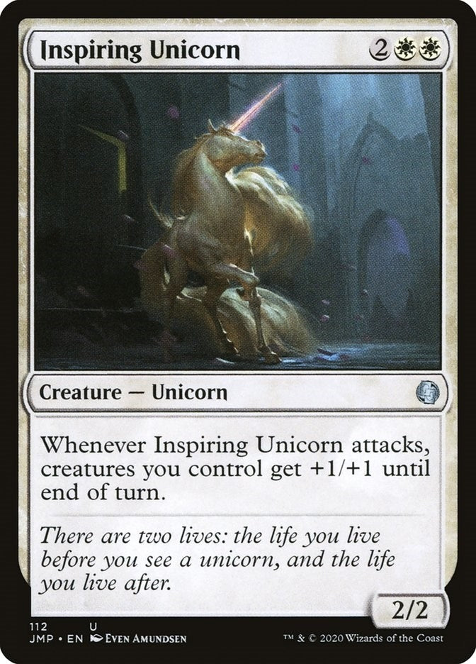 Image for Inspiring Unicorn (112) [Jumpstart] - Magic: The Gathering