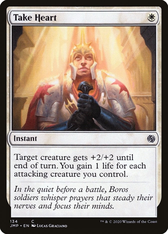 Image for Take Heart (134) [Jumpstart] - Magic: The Gathering