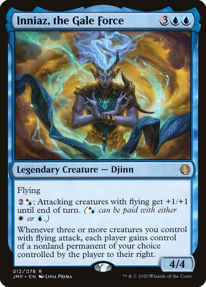 Image for Inniaz, the Gale Force (12) [Jumpstart] - Magic: The Gathering