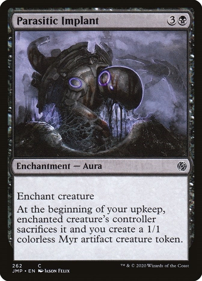 Image for Parasitic Implant (262) [Jumpstart] - Magic: The Gathering