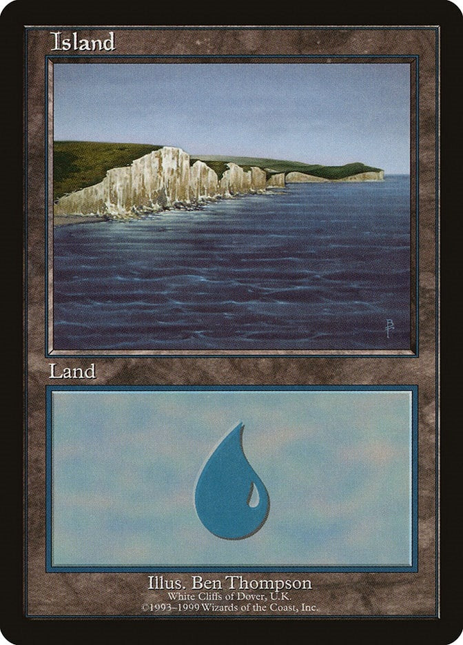 Image for Island - White Cliffs of Dover (12) [European Lands] - Magic: The Gathering