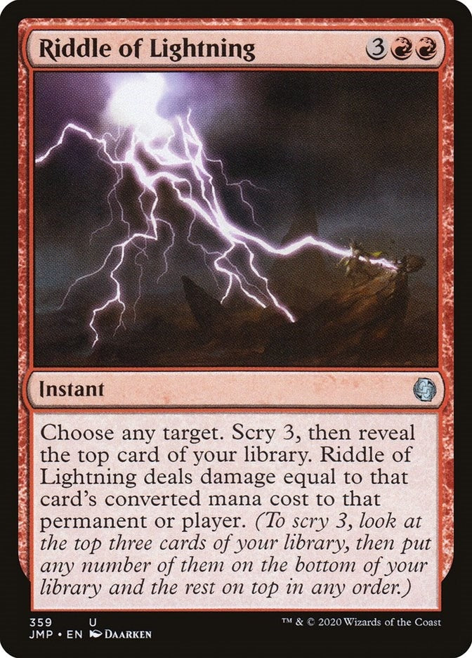 Image for Riddle of Lightning (359) [Jumpstart] - Magic: The Gathering