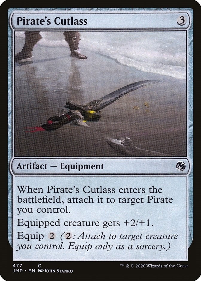 Image for Pirate's Cutlass (477) [Jumpstart] - Magic: The Gathering