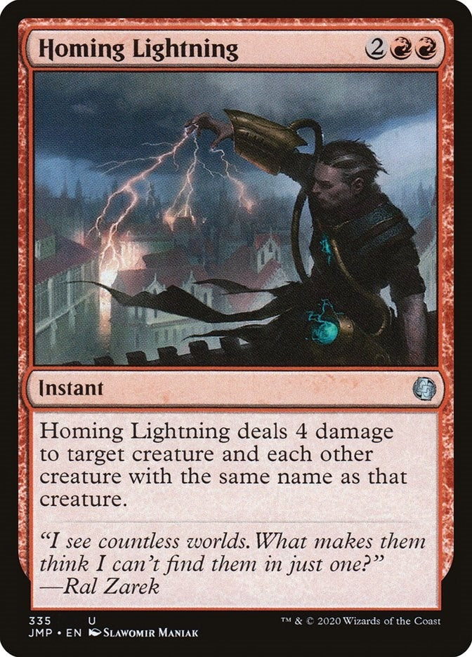 Image for Homing Lightning (335) [Jumpstart] - Magic: The Gathering