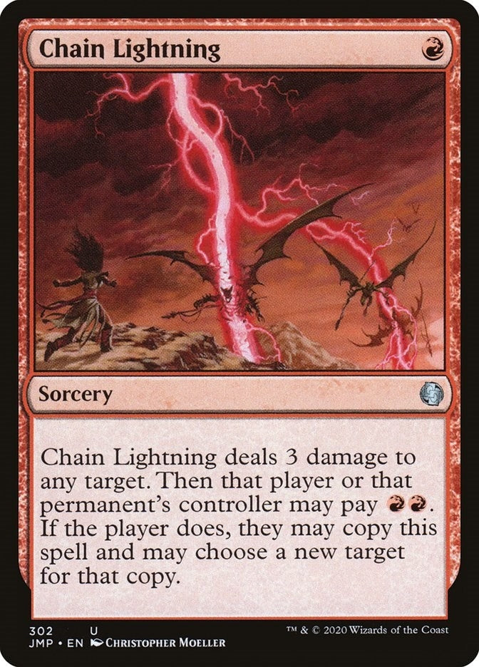 Image for Chain Lightning (302) [Jumpstart] - Magic: The Gathering