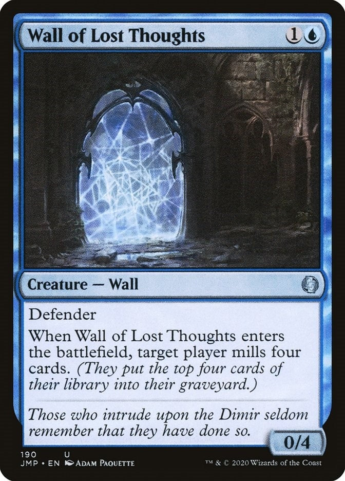 Image for Wall of Lost Thoughts (190) [Jumpstart] - Magic: The Gathering