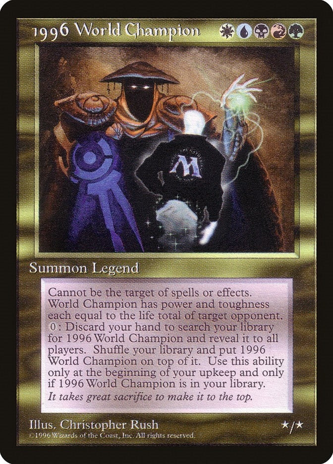 Image for 1996 World Champion [Special Occasion] - Magic: The Gathering