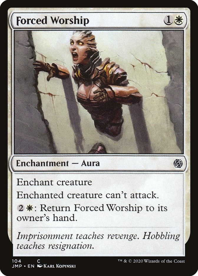 Image for Forced Worship (104) [Jumpstart] - Magic: The Gathering
