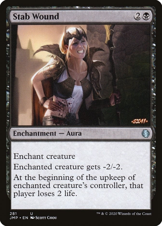 Image for Stab Wound (281) [Jumpstart] - Magic: The Gathering