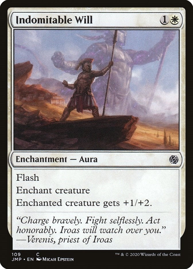 Image for Indomitable Will (109) [Jumpstart] - Magic: The Gathering