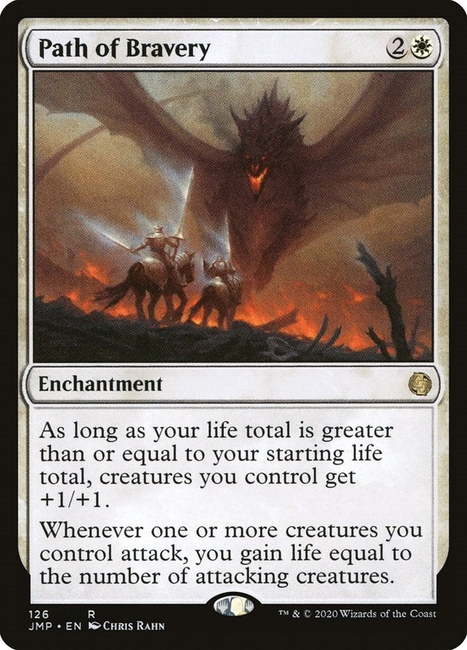 Image for Path of Bravery (126) [Jumpstart] - Magic: The Gathering