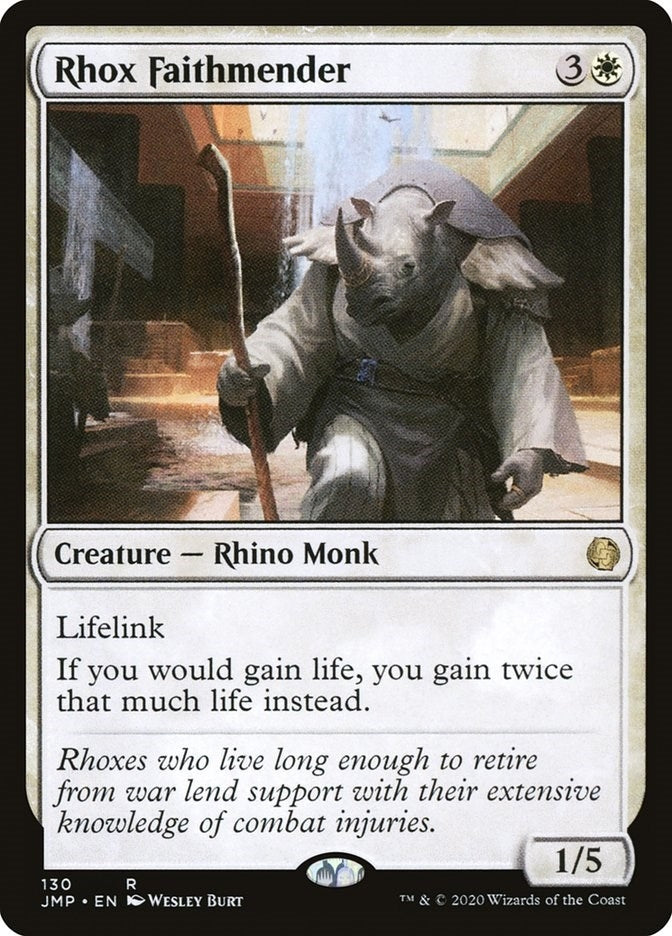 Image for Rhox Faithmender (130) [Jumpstart] - Magic: The Gathering