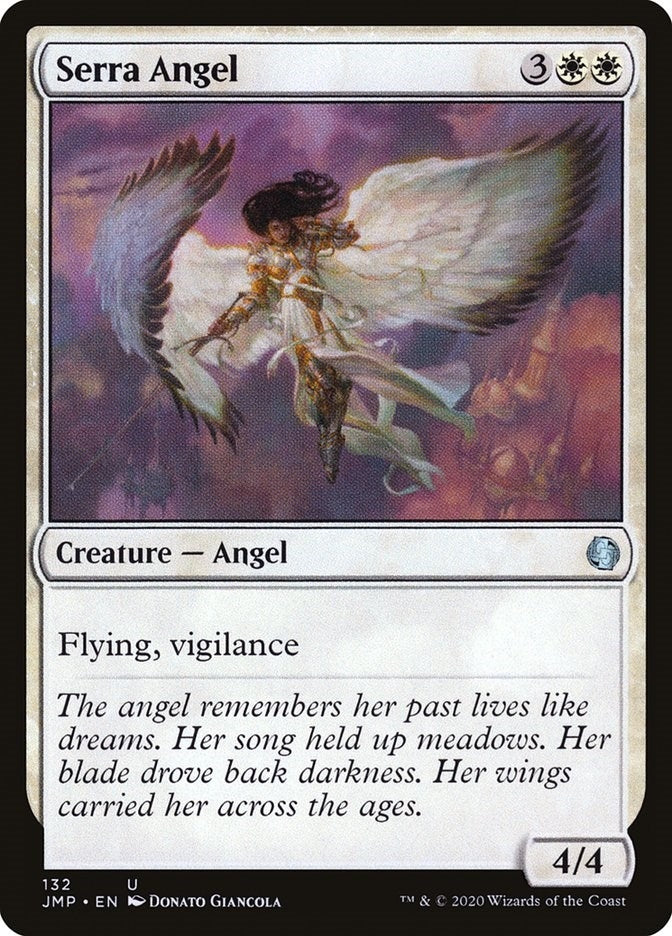 Image for Serra Angel (132) [Jumpstart] - Magic: The Gathering
