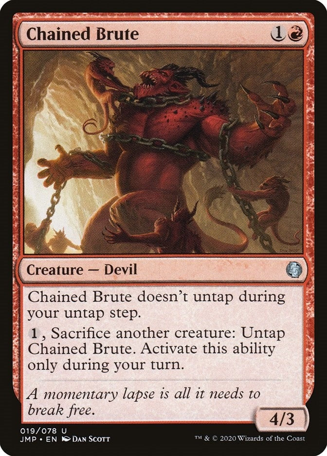 Image for Chained Brute (19) [Jumpstart] - Magic: The Gathering