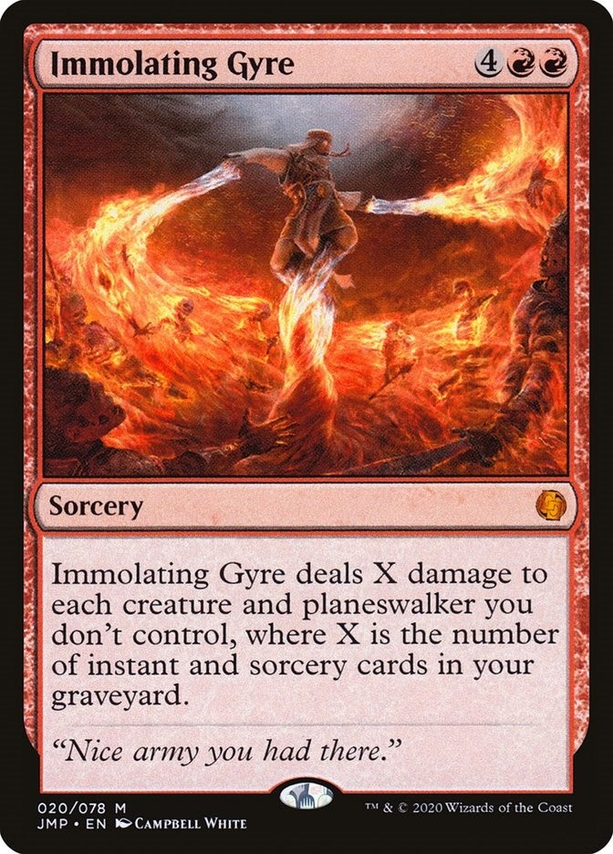 Image for Immolating Gyre (20) [Jumpstart] - Magic: The Gathering