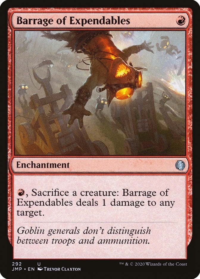 Image for Barrage of Expendables (292) [Jumpstart] - Magic: The Gathering