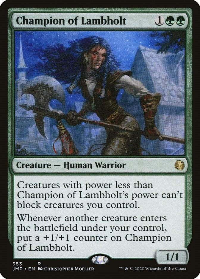 Image for Champion of Lambholt (383) [Jumpstart] - Magic: The Gathering