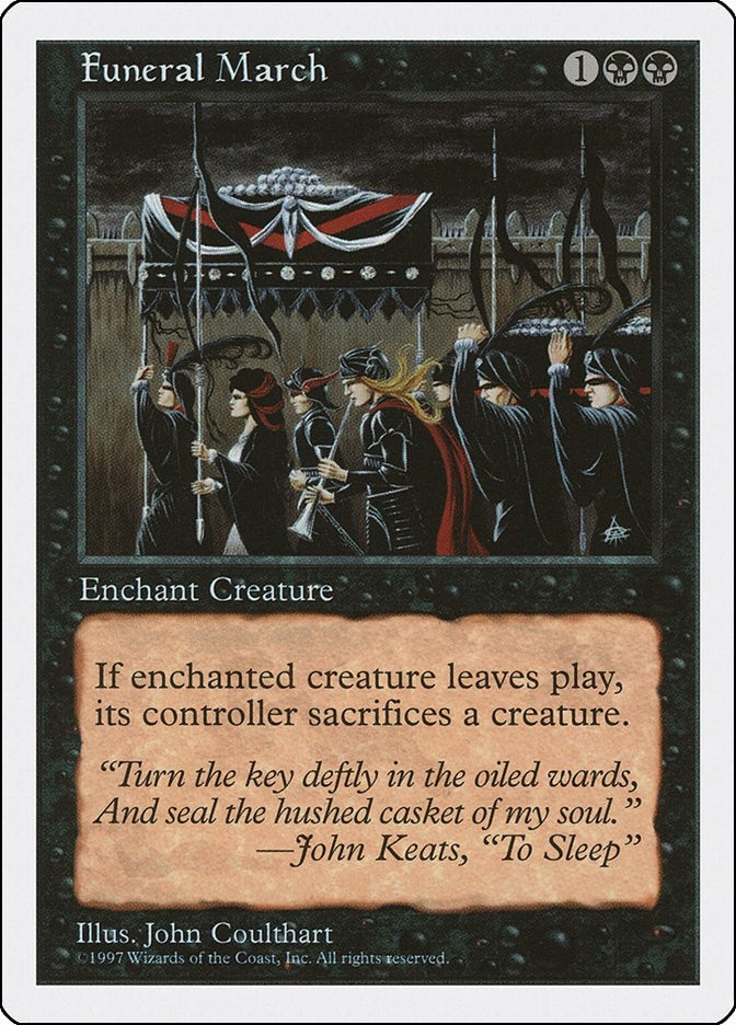 Image for Funeral March [Fifth Edition] - Magic: The Gathering