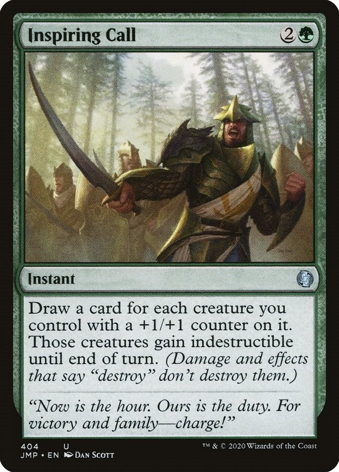 Image for Inspiring Call (404) [Jumpstart] - Magic: The Gathering