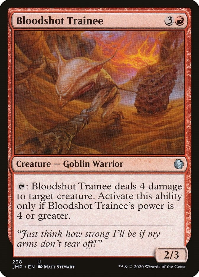 Image for Bloodshot Trainee (298) [Jumpstart] - Magic: The Gathering