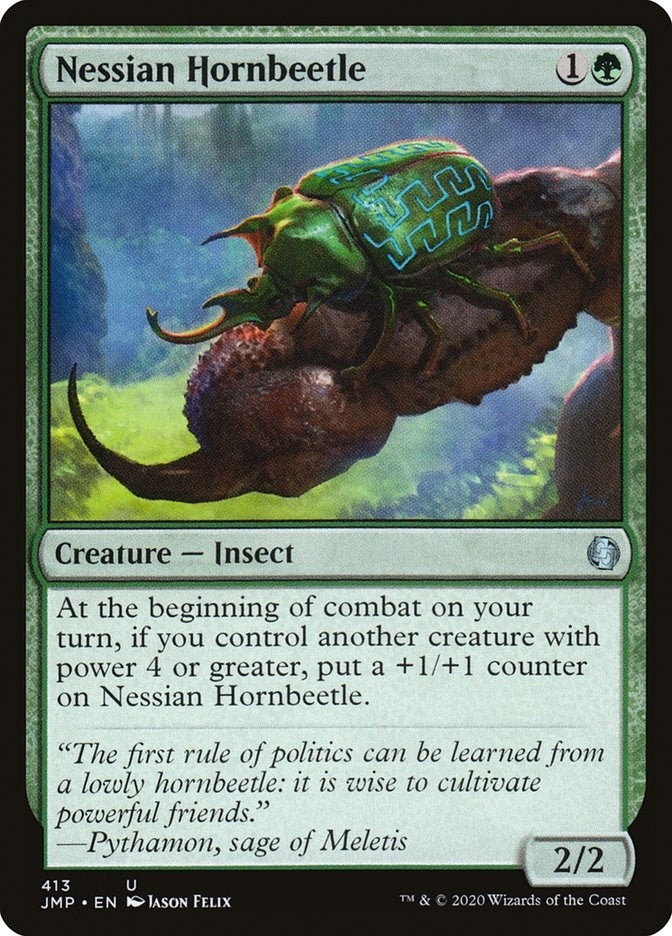 Image for Nessian Hornbeetle (413) [Jumpstart] - Magic: The Gathering