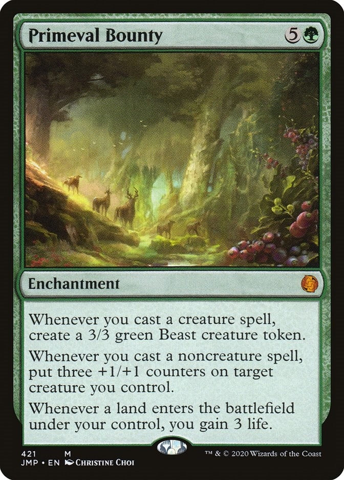 Image for Primeval Bounty (421) [Jumpstart] - Magic: The Gathering