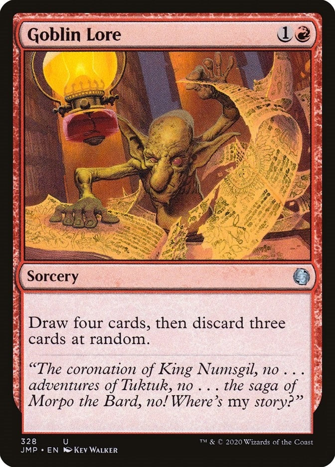 Image for Goblin Lore (328) [Jumpstart] - Magic: The Gathering