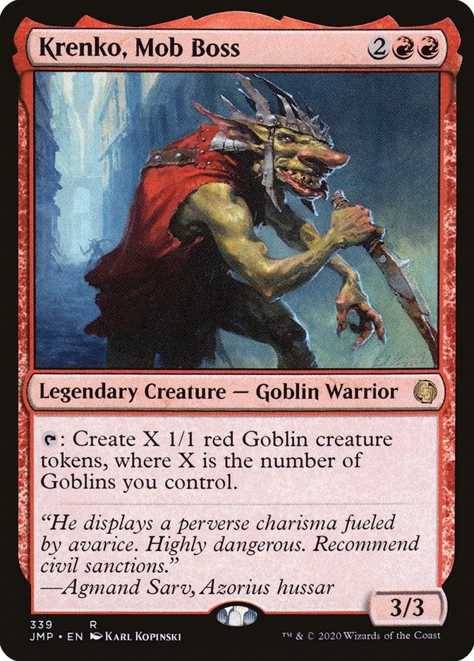 Image for Krenko, Mob Boss (339) [Jumpstart] - Magic: The Gathering