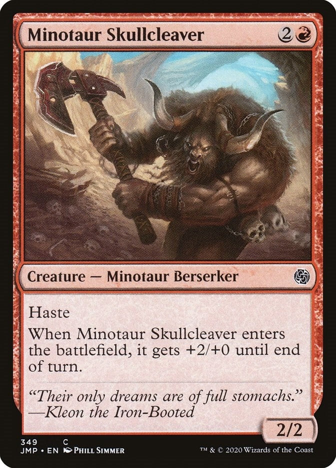 Image for Minotaur Skullcleaver (349) [Jumpstart] - Magic: The Gathering