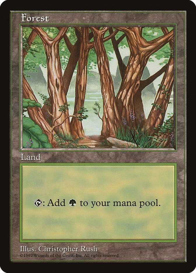 Image for Forest - Blue Pack (Rush) [APAC Lands] - Magic: The Gathering