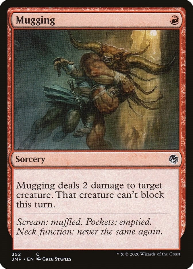 Image for Mugging (352) [Jumpstart] - Magic: The Gathering