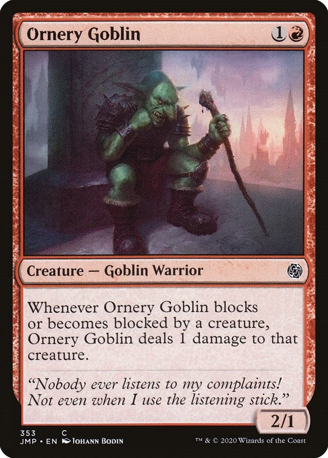 Image for Ornery Goblin (353) [Jumpstart] - Magic: The Gathering