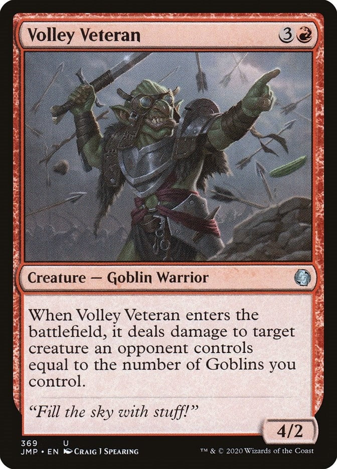 Image for Volley Veteran (369) [Jumpstart] - Magic: The Gathering