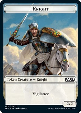 Image for Knight Token (4) [Core Set 2021] - Magic: The Gathering
