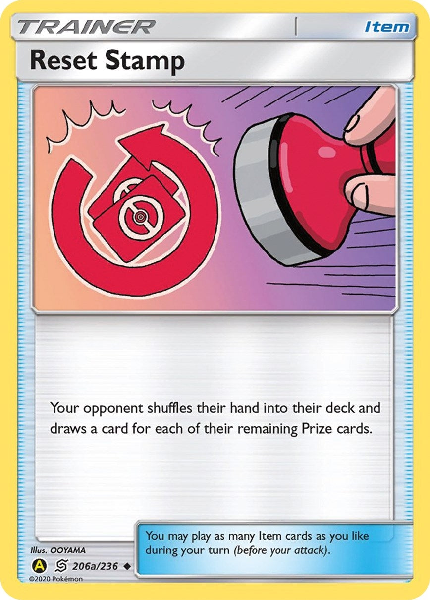 Image for Reset Stamp - 206a/236 (206a/236) [Alternate Art Promos] - Pokemon