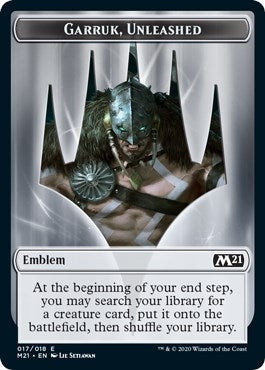 Image for Emblem - Garruk, Unleashed (17) [Core Set 2021] - Magic: The Gathering