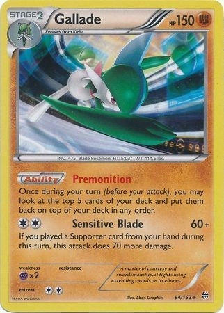 Image for Gallade - 84/162 (Cosmos Holo) (084/162) [Blister Exclusives] - Pokemon