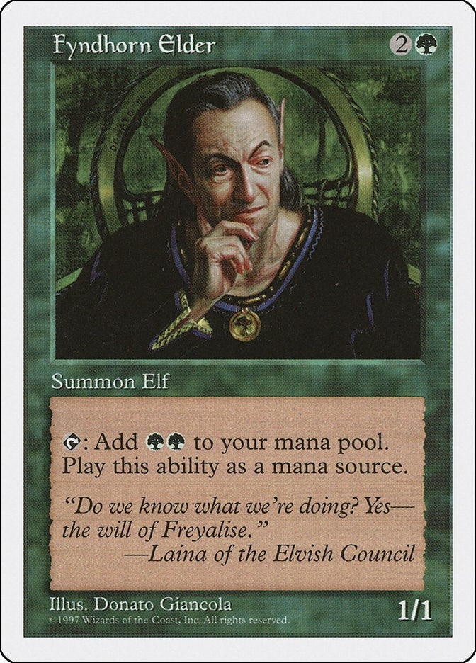 Image for Fyndhorn Elder [Fifth Edition] - Magic: The Gathering